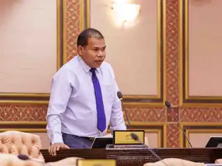Ahmed Didi, Member of Parliament for the Maradhoo constituency.