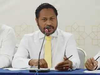Hussain Sameer, Member of Parliament for the Thoddoo constituency.