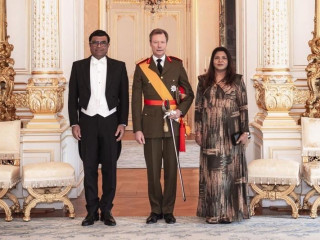 Ambassador Omar presents Letters of Credence to the Grand Duke of Luxembourg