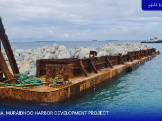 HA. Muraidhoo harbor development project well underway