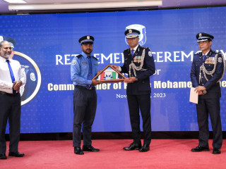 Retirement ceremony held for Commissioner of Police Mohamed Hameed