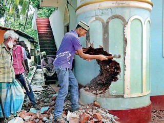 އެންޓީޖޭ އިން އަޅާފައިވާ މިސްކިތް ތަޅާލަނީ