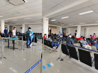 މިއަދު ފުރި ބަންގުލަދޭޝް މީހުން ވެލާނާ އެއަރޕޯޓުގައި