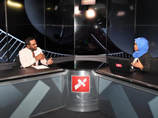 Elections Commission\'s Vice-President Ahmed Akram on RaajjeTV\'s \"FalaSuruhee\" programme on Saturday