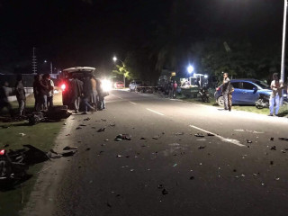 ފުވައްމުލަކުގައި ހިނގި އެކްސިޑެންޓުގައި ހަލާކުވި ސައިކަލުގެ ބައިތައް