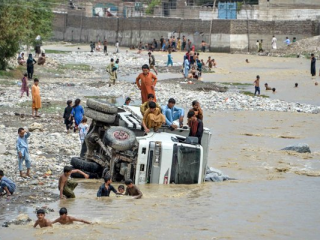 The flash floods have killed more than 100 people and left more injured