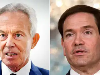 އެމެރިކާގެ ސެކްރެޓަރީ އޮފް ސްޓޭޓް ރޫބިއޯ އާއި، އިނގިރޭސިވިލާތުގެ ކުރީގެ ބޮޑު ވަޒީރު ބްލެއާ