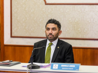 Health Minister Abdulla Ameen participated at the World Health Assembly (WHA73), held virtually on Monday