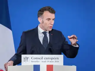 ފްރާންސްގެ ރައީސް އިމަނުއެލް މެކްރޮން.