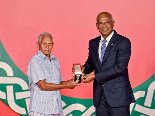 This year’s National Day reception was held at Dharubaaruge on Thursday evening