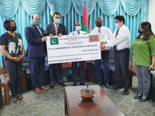 Maldives receives donation from Pakistan to support Covid-19 response efforts