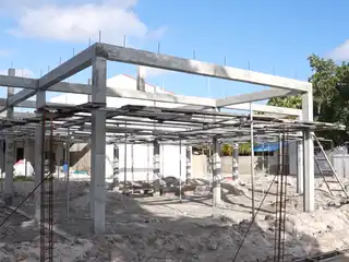 މ. ނާލާފުށި ފުލުހުންގެ އިމާރާތުގެ މަސައްކަތް 