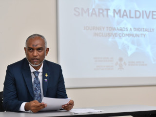 President Muizzu at the “Smart Maldives: Journey towards a digitally inclusive community” side-event