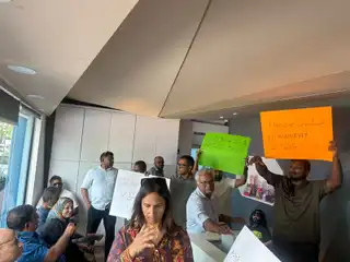 MDP officials find no one to meet at state media headquarters after visiting to voice concerns over lack of equal opportunity!