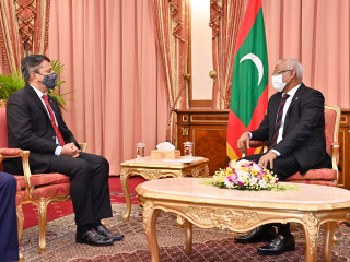 The Bangladeshi High Commissioner paid a farewell call on the President on Tuesday