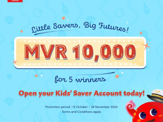 Bank of Maldives Kids' Saver Accounts now earn more