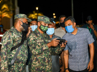 ހުކުރު ދުވަހުގެރޭ އަލިފާން ހިފި ސަރަހައްދުގައި ނައިބް ރައީސް ފައިސަލް ނަސީމް ހަރަކާތްތެރިވަނީ