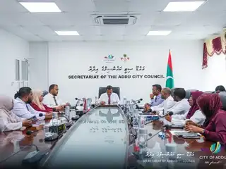 From the official meeting of the Addu City Council.