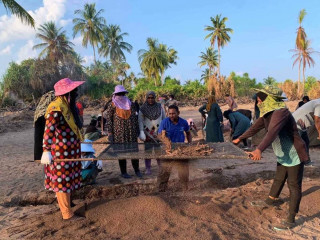 Ministry of Agriculture conducted an irrigation program in Hoadehdhoo island of Gaafu Dhaal Atoll. 