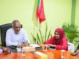 The president met GA. Gemanafushi council and WDC members on Wednesday