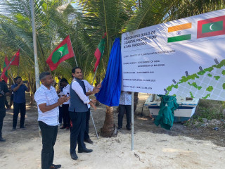 During the ceremony to inaugurate the project