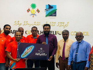 DhiraaguTV and Fibre Broadband launched in Lh.Olhuvelifushi