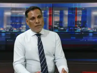 Dr. Ahmed Shamheed, the Member of Parliament for the South Hulhumalé constituency,  speaking on RaajjeTV's "Fala Surukhee" programme.