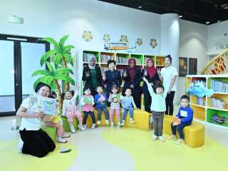 The First Lady toured the Soong Qingling Science and Culture Centre for Young People as part of her ongoing trip to China