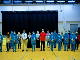 President Ibrahim Mohamed Solih has also received his second dose of the Covishield vaccine