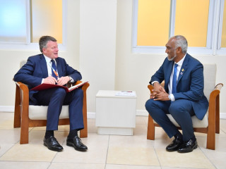 President Muizzu met Minister of State for Foreign and Commonwealth and Department of Environment of UK Richard Benyon as part of his ongoing visit