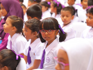 Students at a local school