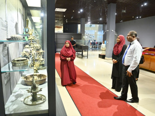 The First Lady inaugurated the ‘Dhon Bandaarain Handh’aanee Mauraz’ on Sunday