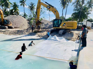 ފޮއްދޫ ގޮނޑުދޮށް ހިމާޔަތްކުރުމުގެ މަސައްކަތް ކުރިއަށްދަނީ