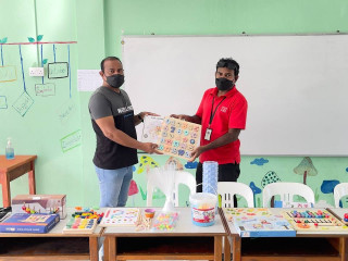 BML donated educational tools to aid SEN classes in nine islands on Monday
