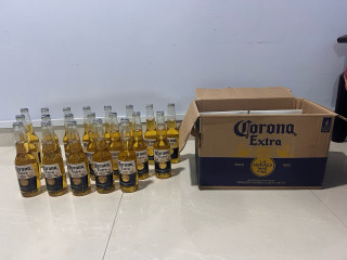 The alcohol bottles discovered in Mulah island of Meemu atoll
