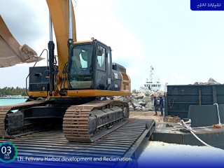 Lh. Felivaru Harbor Development and Reclamation project is well underway