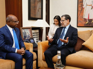 ޚާރިޖީ ވަޒީރު އަބްދުﷲ ޝާހިދާއި މޮރޮކޯގެ ބޮޑު ވަޒީރު ޑރ. ސަޢަދުލްދީން އަލް އުޘްމާނީ