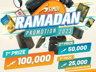 SIMDI Ramadan Promotion 2023 announced with a grand prize of MVR 100,000