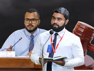 އަދަދު ނޫހުގެ ދެ ނޫސްވެރިން ކަމުގައިވާ މުހައްމަދު ޝަހުޒާން (ކ) އަދި ލީވާން އަލީ ނާސިރު (ވ).