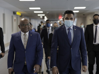 The Vice President arrives in New York to attend UNGA event