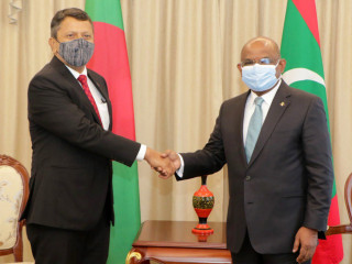 The High Commissioner of Bangladesh paid a farewell call on the Minister on Tuesday