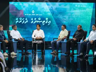 Minister Saeed speaking at the forum held on Monday night.