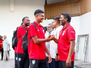 National football team departs for Sri Lanka ahead of clash