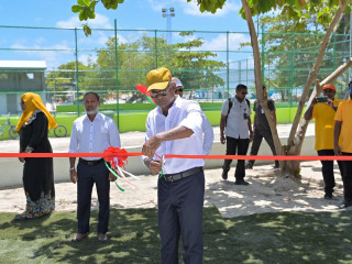 President Ibrahim Mohamed Solih has inaugurated the completion of several infrastructure projects in three islands of Baa atoll