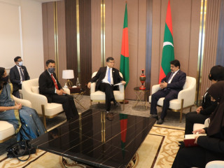 Foreign Secretary of Bangladesh Ambassador Masud Bin Momen in the Maldives