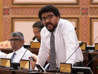 Mauroof Zakir, Member of Parliament for the Kendhoo constituency.
