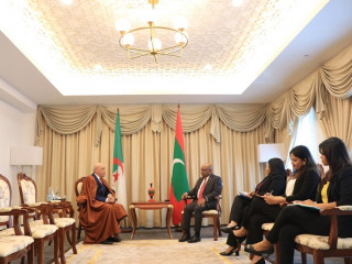 Newly appointed Non-Resident Ambassador of Algeria to Maldives called on the Minister of Foreign Affairs on Wednesday