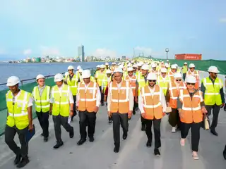 ރައީސް މުއިއްޒު، ތިލަމާލެ ބްރިޖު މަޝްރޫއުގެ މަސައްކަތްތައް ކުރިއަށްދާގޮތް ބައްލަވާލެއްވުން
