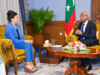 The WHO Representative to the Maldives calls on the President