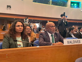 Foreign Secretary Ahmed Latheef is participating in the UNESCAP Seventy-Ninth Session of the 